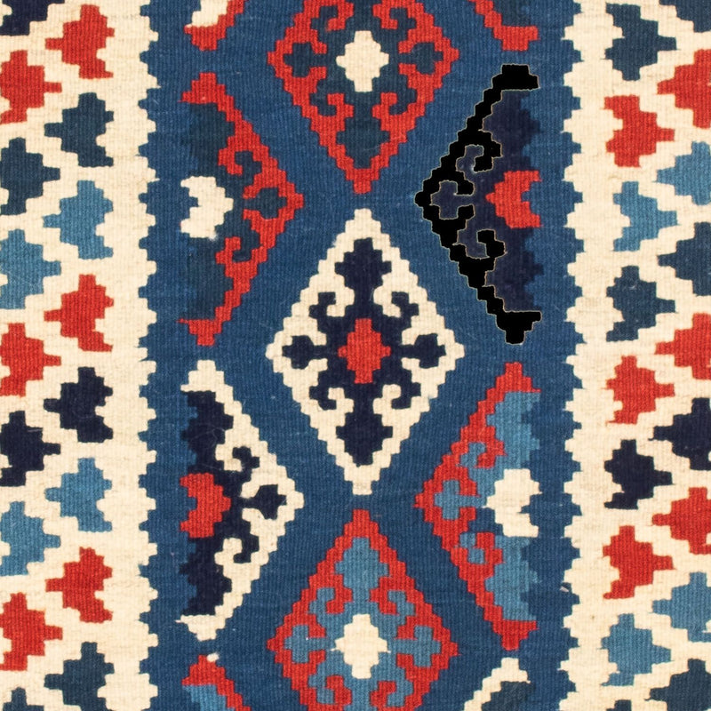 Kelim Rug - Oriental square  - 102 x 102 cm - multicolored