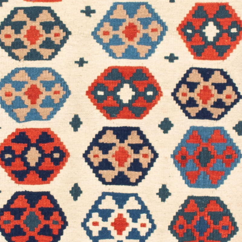 Kelim Rug - Oriental square  - 104 x 102 cm - beige