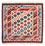 Kelim Rug - Oriental square  - 110 x 104 cm - rust