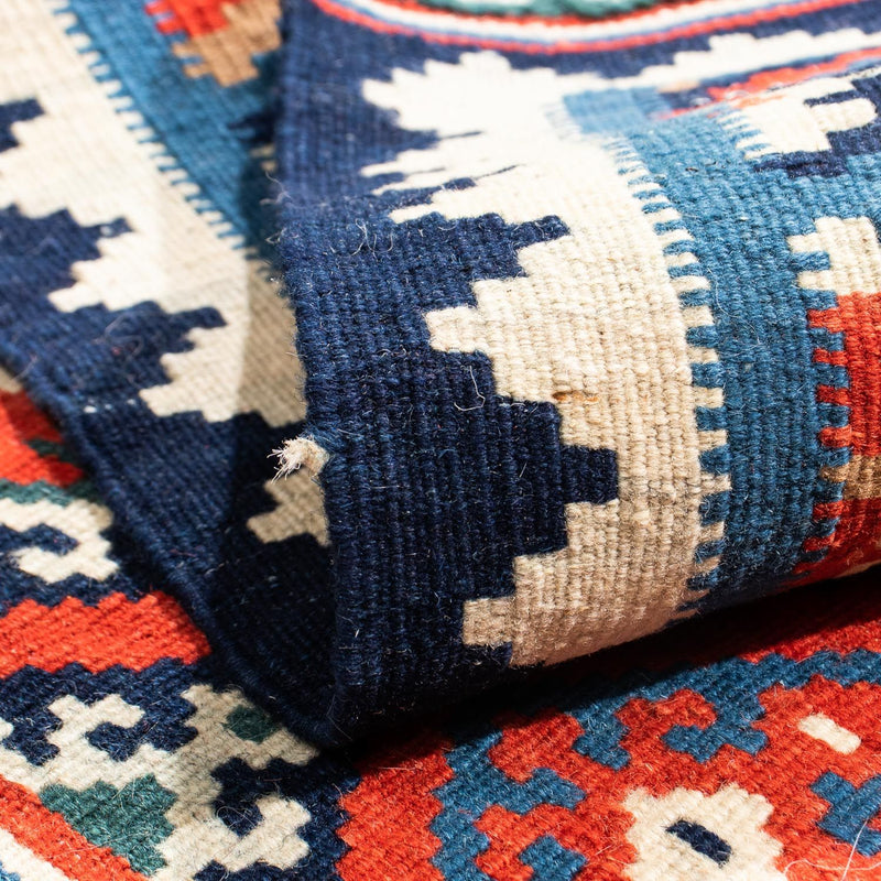 Kelim Rug - Oriental square  - 103 x 100 cm - multicolored