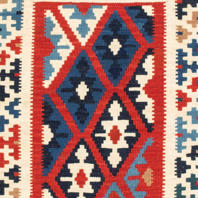 Kelim Rug - Oriental square  - 103 x 103 cm - blue