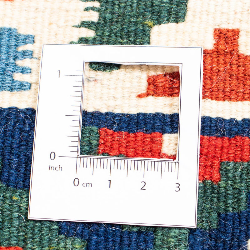 Kelim Rug - Oriental square  - 104 x 101 cm - blue