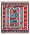 Kelim Rug - Oriental square  - 104 x 99 cm - multicolored