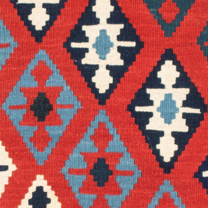 Kelim Rug - Oriental square  - 104 x 100 cm - dark blue