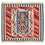 Kelim Rug - Oriental square  - 104 x 99 cm - red