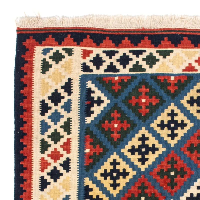 Kelim Rug - Oriental square  - 104 x 100 cm - dark blue