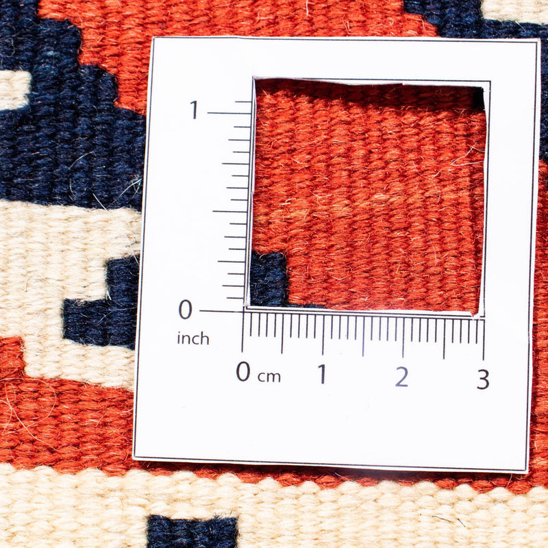 Kelim Rug - Oriental square  - 106 x 103 cm - red