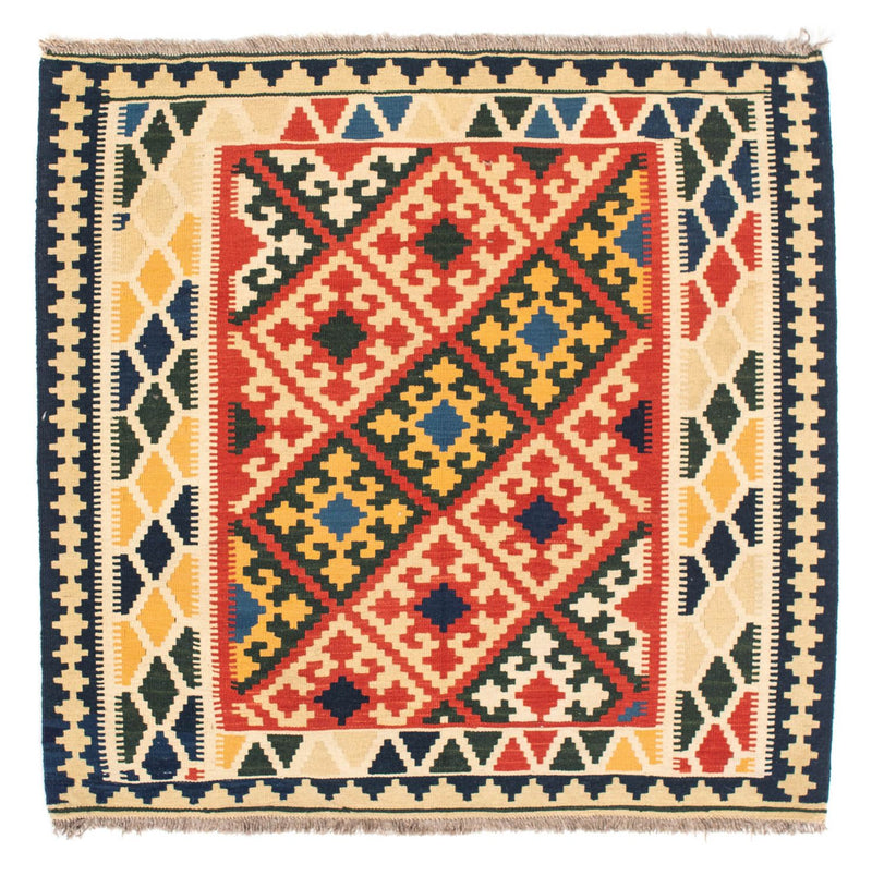 Kelim Rug - Oriental square  - 103 x 101 cm - beige