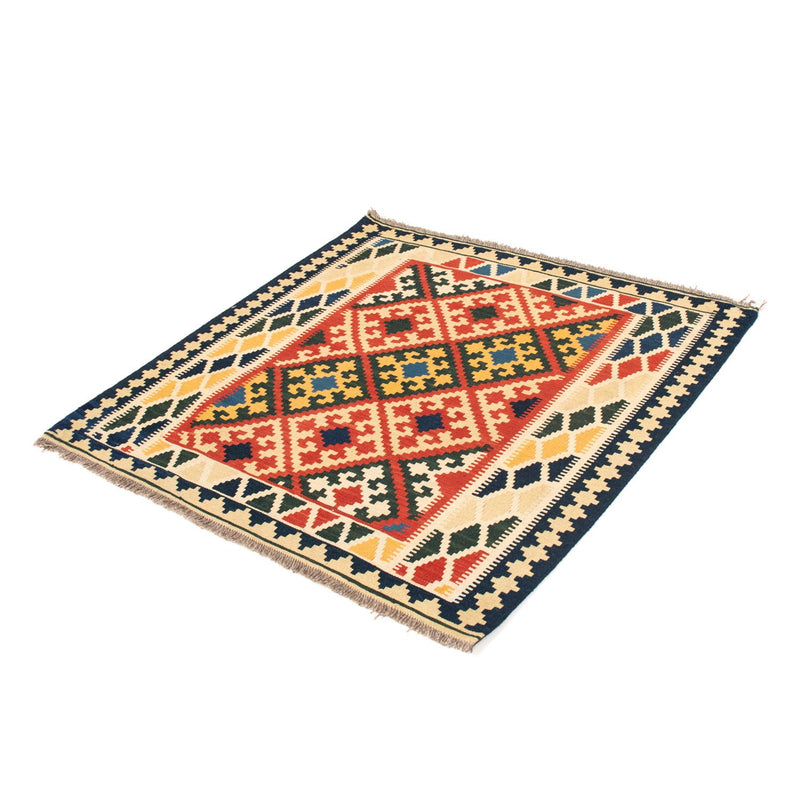Kelim Rug - Oriental square  - 103 x 101 cm - beige
