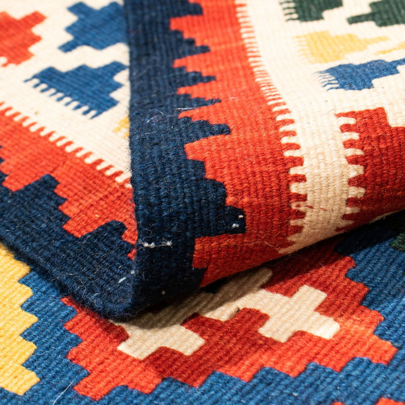 Kelim Rug - Oriental square  - 101 x 101 cm - beige