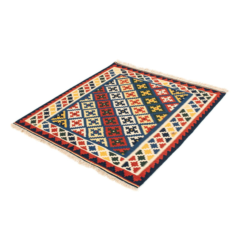 Kelim Rug - Oriental square  - 101 x 101 cm - beige