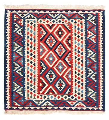 Kelim Rug - Oriental square  - 104 x 103 cm - beige