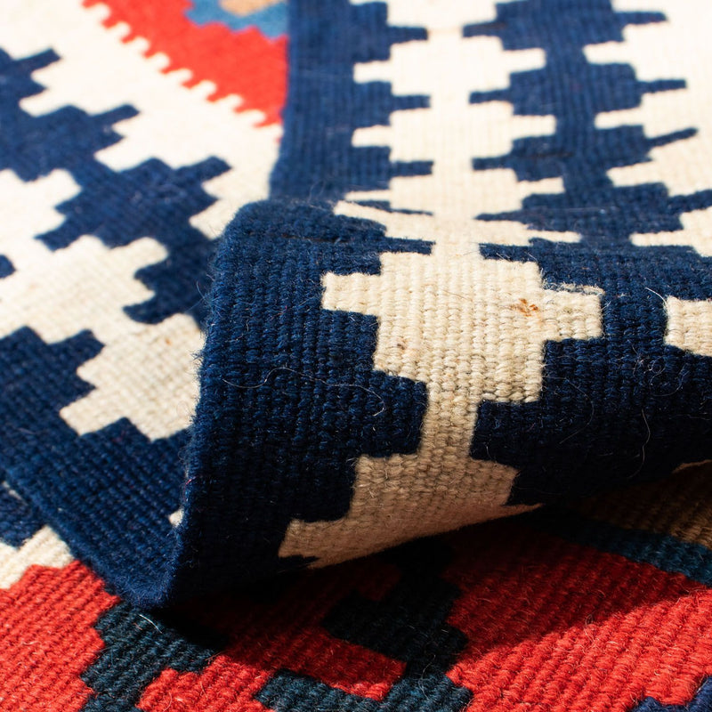 Kelim Rug - Oriental square  - 103 x 101 cm - red