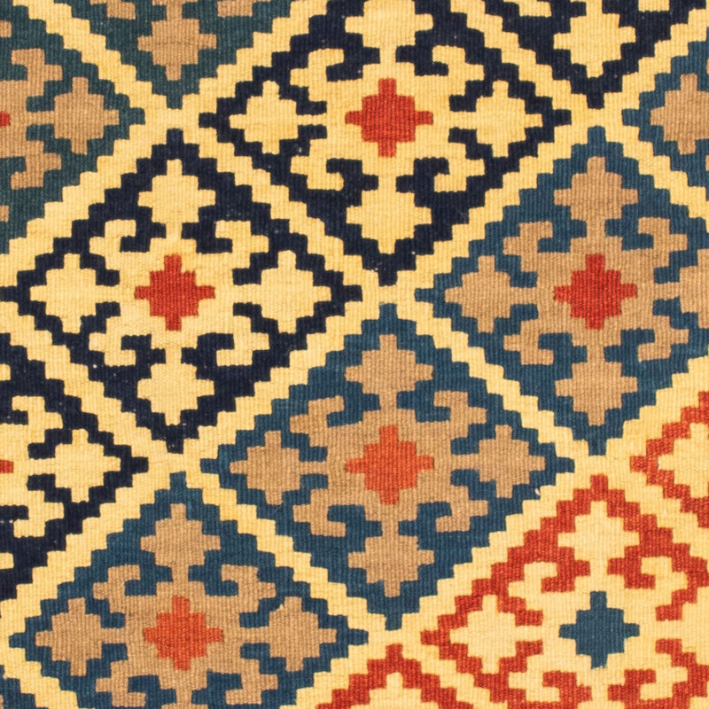 Kelim Rug - Oriental square  - 106 x 102 cm - gold