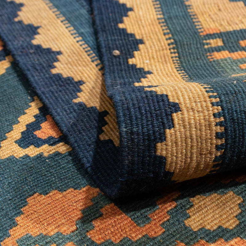 Kelim Rug - Oriental - 195 x 157 cm - dark blue