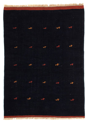 Kelim Rug - Oriental - 206 x 150 cm - dark blue