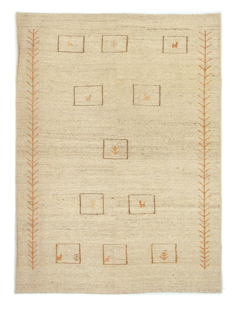 Persian Gabbeh Rug 188x139cm - Perserteppich Wollteppich