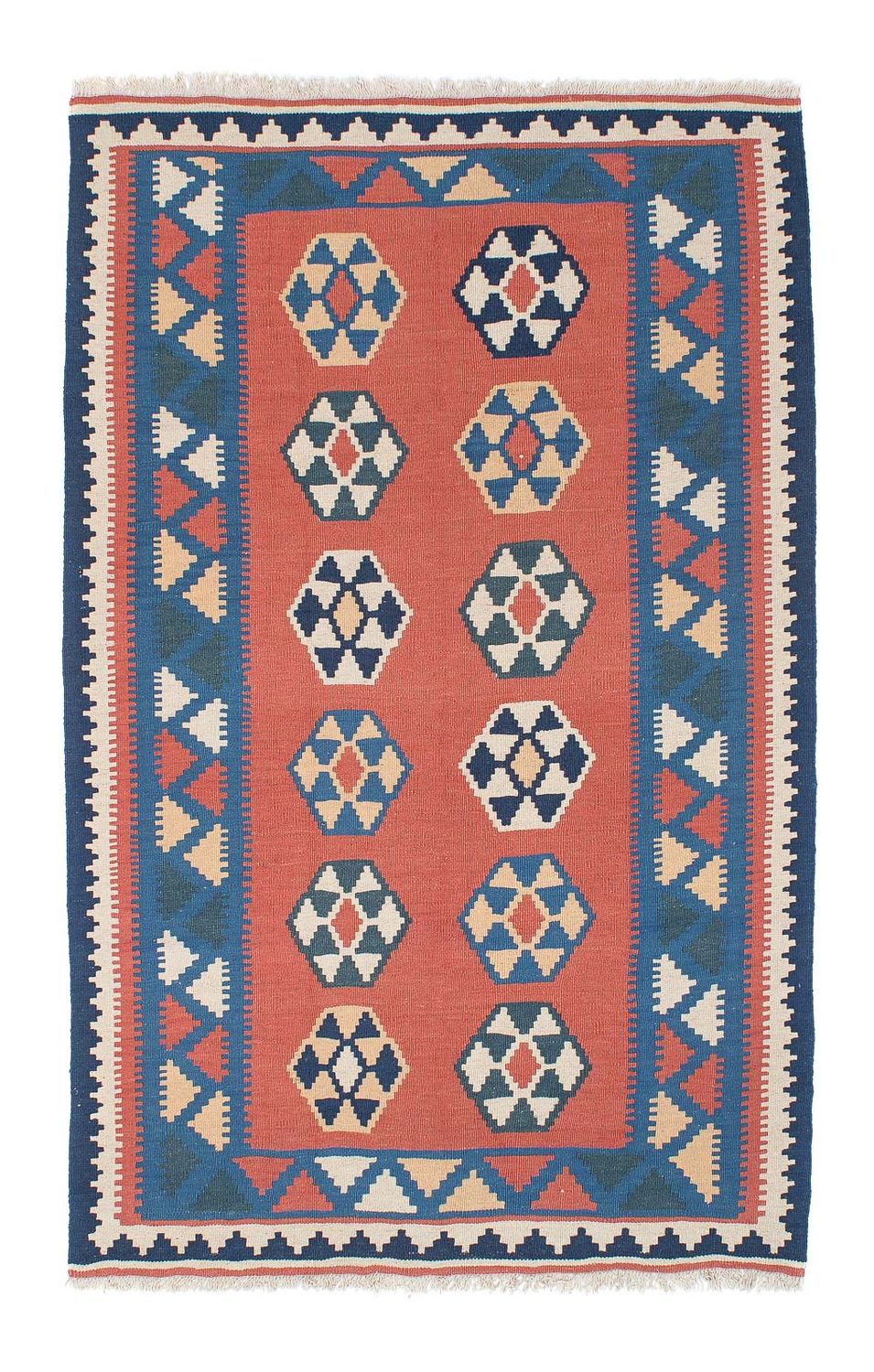 Kelim Rug - Oriental - 191 x 122 cm - dark blue