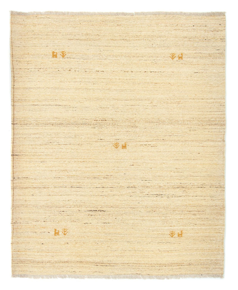 Gabbeh Rug - Perser - 192 x 156 cm - beige
