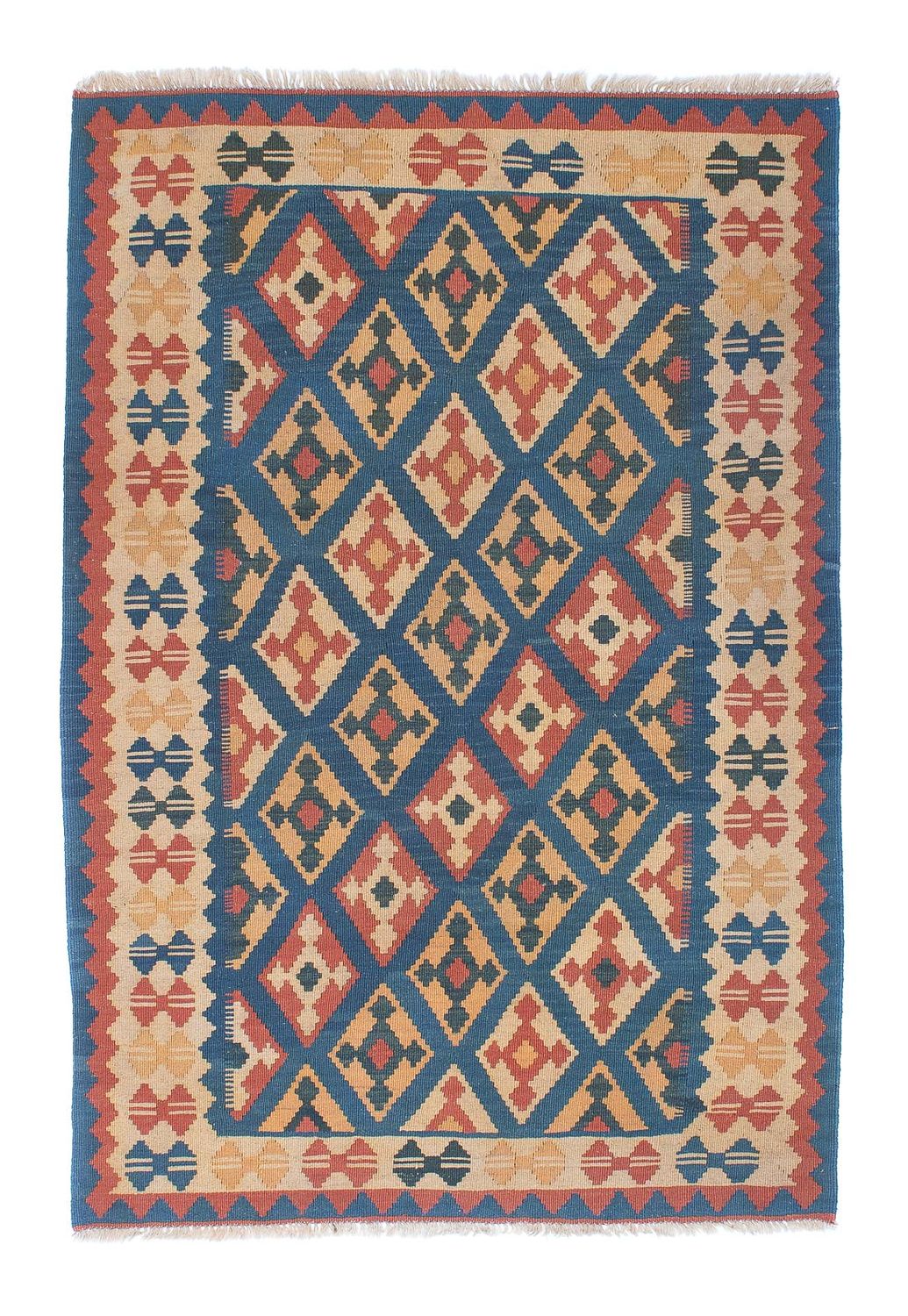 Kelim Rug - Oriental - 193 x 124 cm - blue