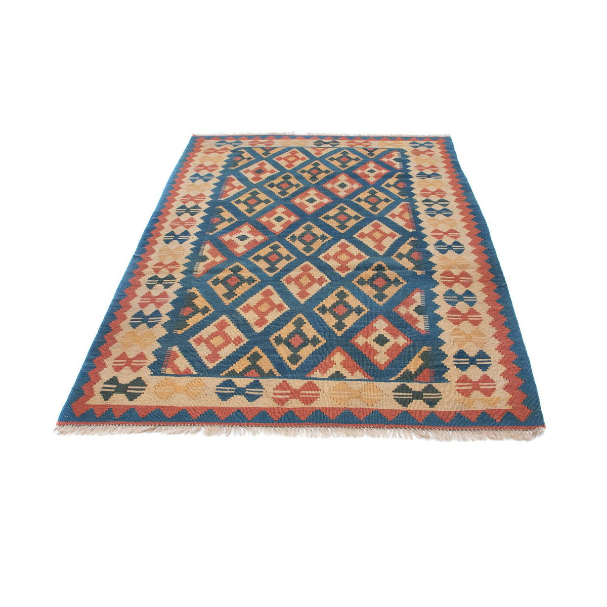 Kelim Rug - Oriental - 193 x 124 cm - blue