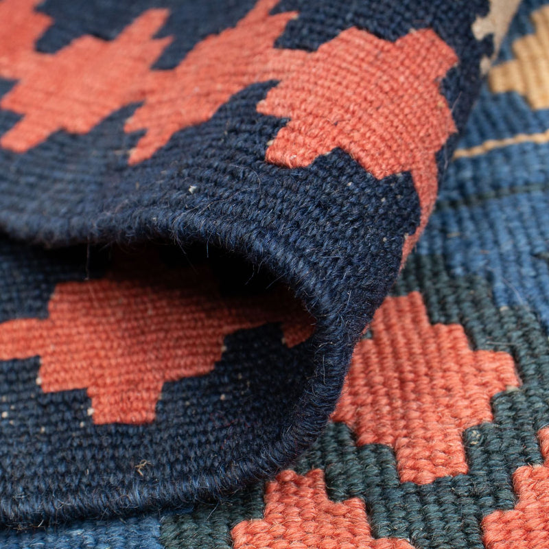 Kelim Rug - Oriental - 180 x 114 cm - blue