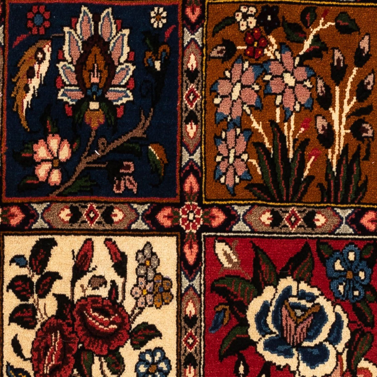 Perser Rug - Nomadic - 158 x 112 cm - dark red