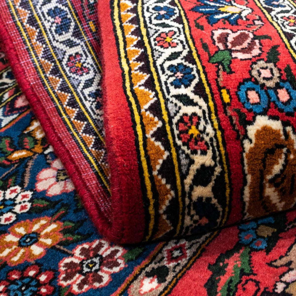 Perser Rug - Nomadic - 158 x 112 cm - dark red