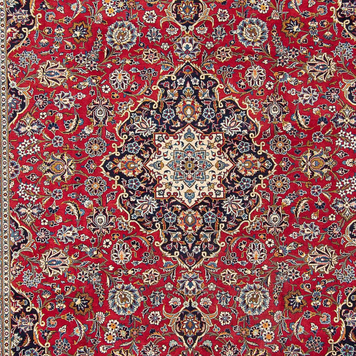 Perser Rug - Keshan - 380 x 267 cm - red