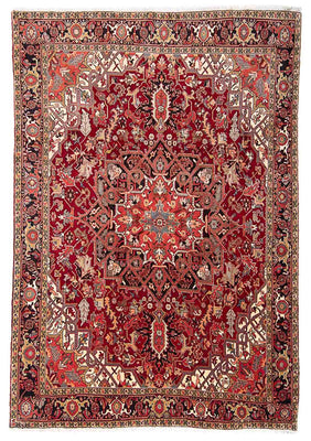 Perser Rug - Nomadic - 334 x 265 cm - dark red