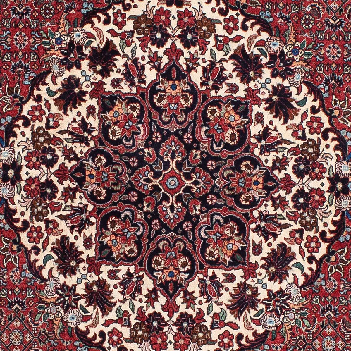 Runner Perser Rug - Bidjar - 194 x 100 cm - dark red