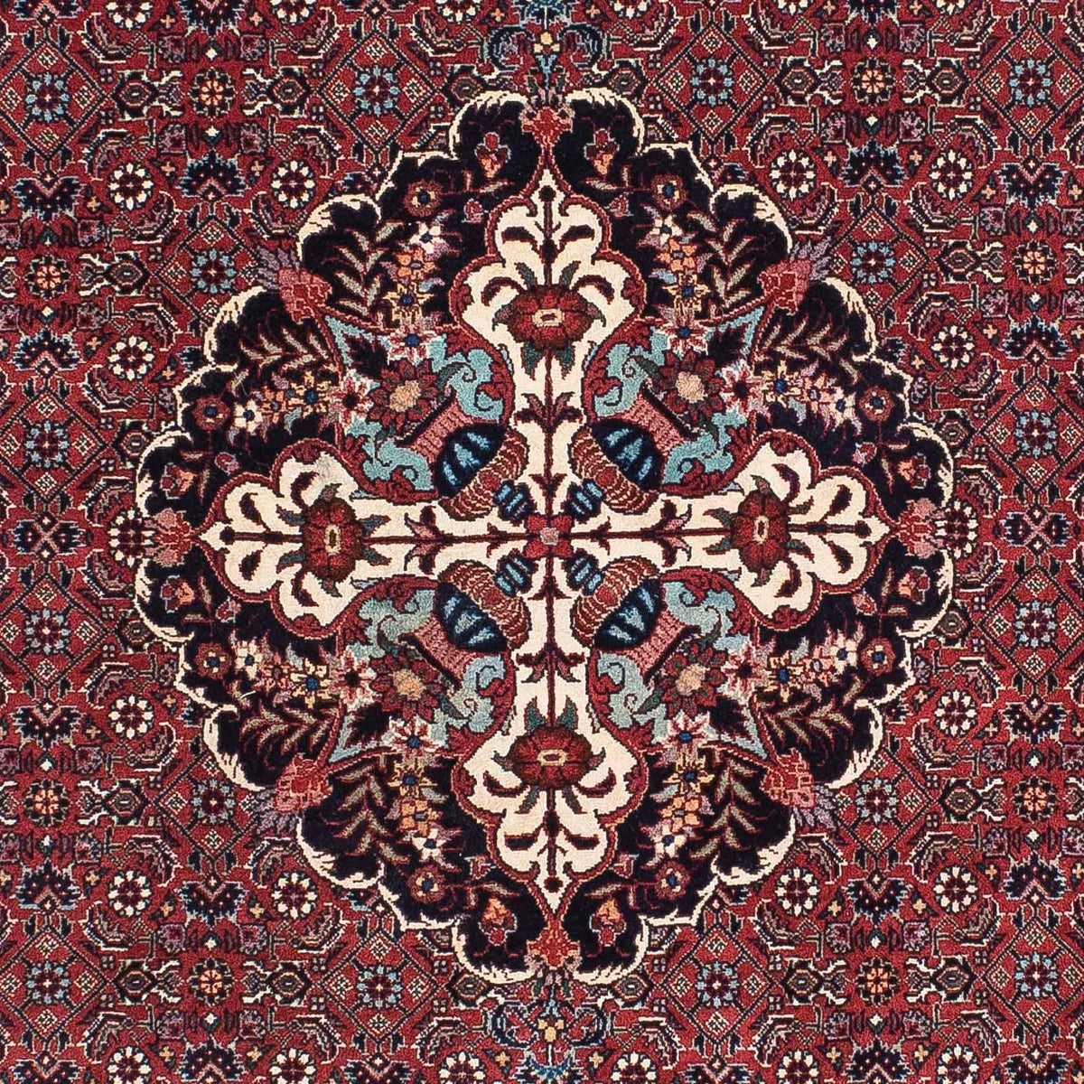 Perser Rug - Bidjar - 194 x 114 cm - dark red