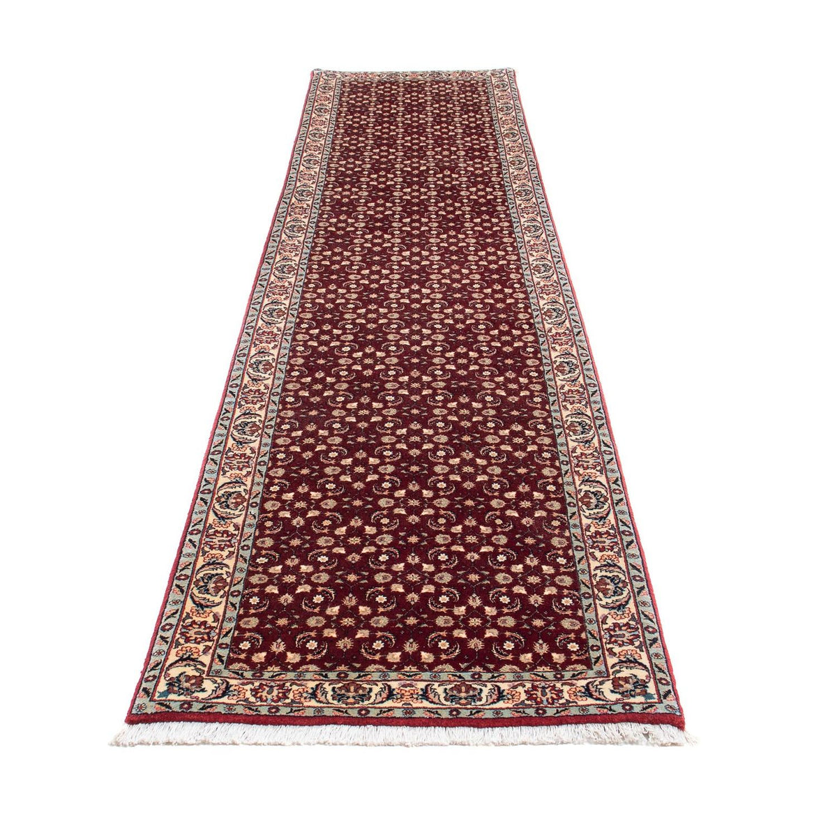 Runner Perser Rug - Bidjar - 334 x 77 cm - dark red
