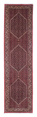 Runner Perser Rug - Bidjar - 315 x 78 cm - red