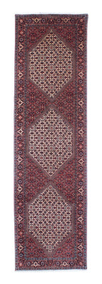 Runner Perser Rug - Bidjar - 282 x 78 cm - light red