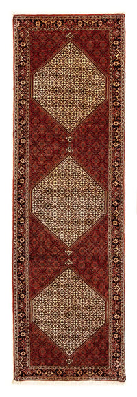 Runner Perser Rug - Bidjar - 305 x 84 cm - dark red