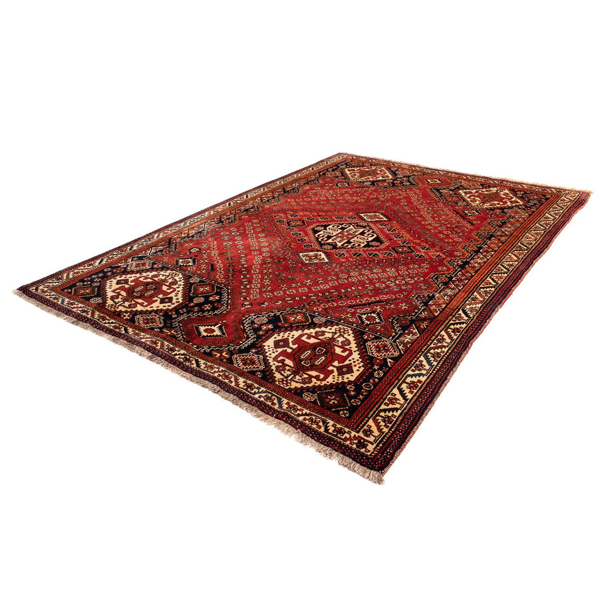 Perser Rug - Nomadic - 303 x 205 cm - dark red