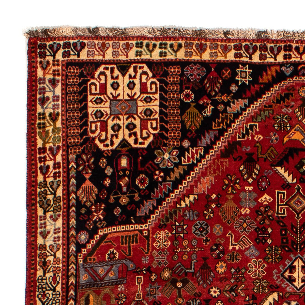 Perser Rug - Nomadic - 290 x 184 cm - dark red