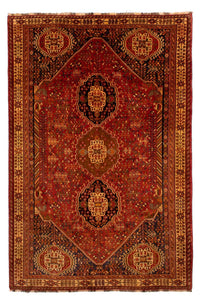 Perser Rug - Nomadic - 280 x 184 cm - dark red