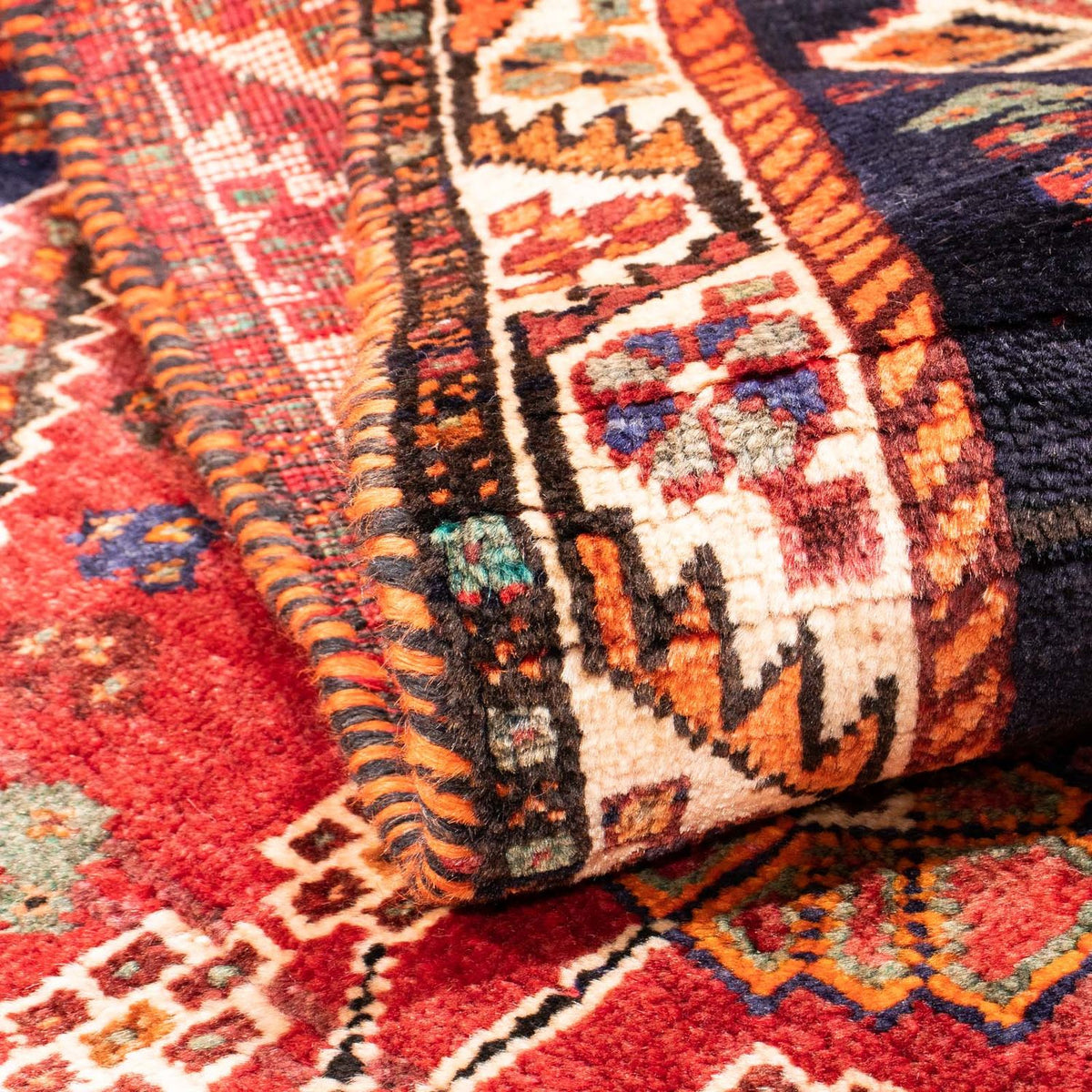 Perser Rug - Nomadic - 157 x 106 cm - dark red