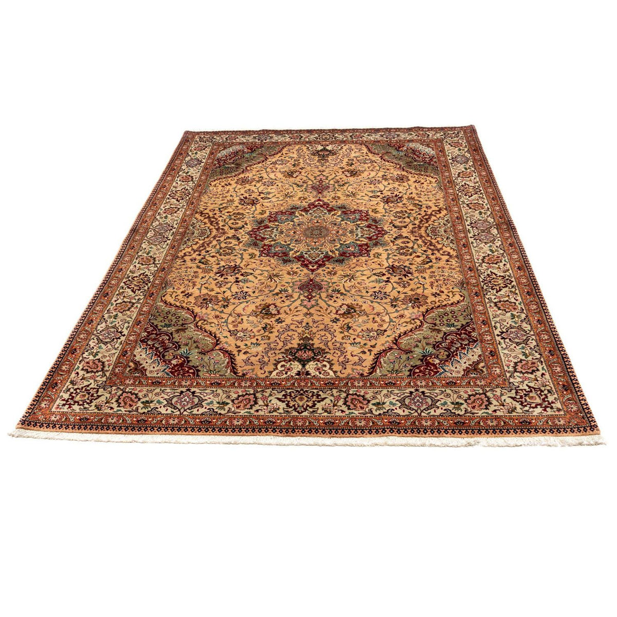 Perser Rug - Tabriz - Royal - 297 x 195 cm - light brown