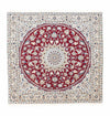 Nain - 9La Rug 155x160cm - Persian Rugs - Square / Dark Red / 155 x 160 cm Square