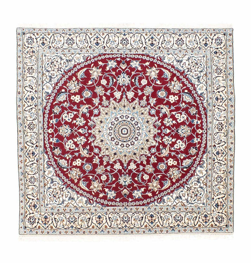 Perser Rug - Nain - Royal square  - 160 x 155 cm - dark red