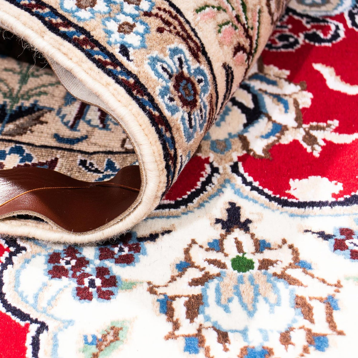 Perser Rug - Nain - Royal - 240 x 165 cm - dark red