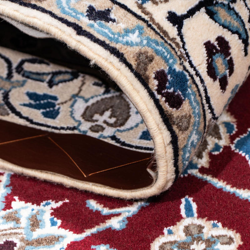 Runner Perser Rug - Nain - Royal - 178 x 106 cm - dark red