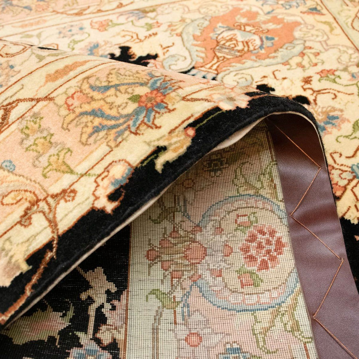 Perser Rug - Tabriz - Royal - 156 x 98 cm - black