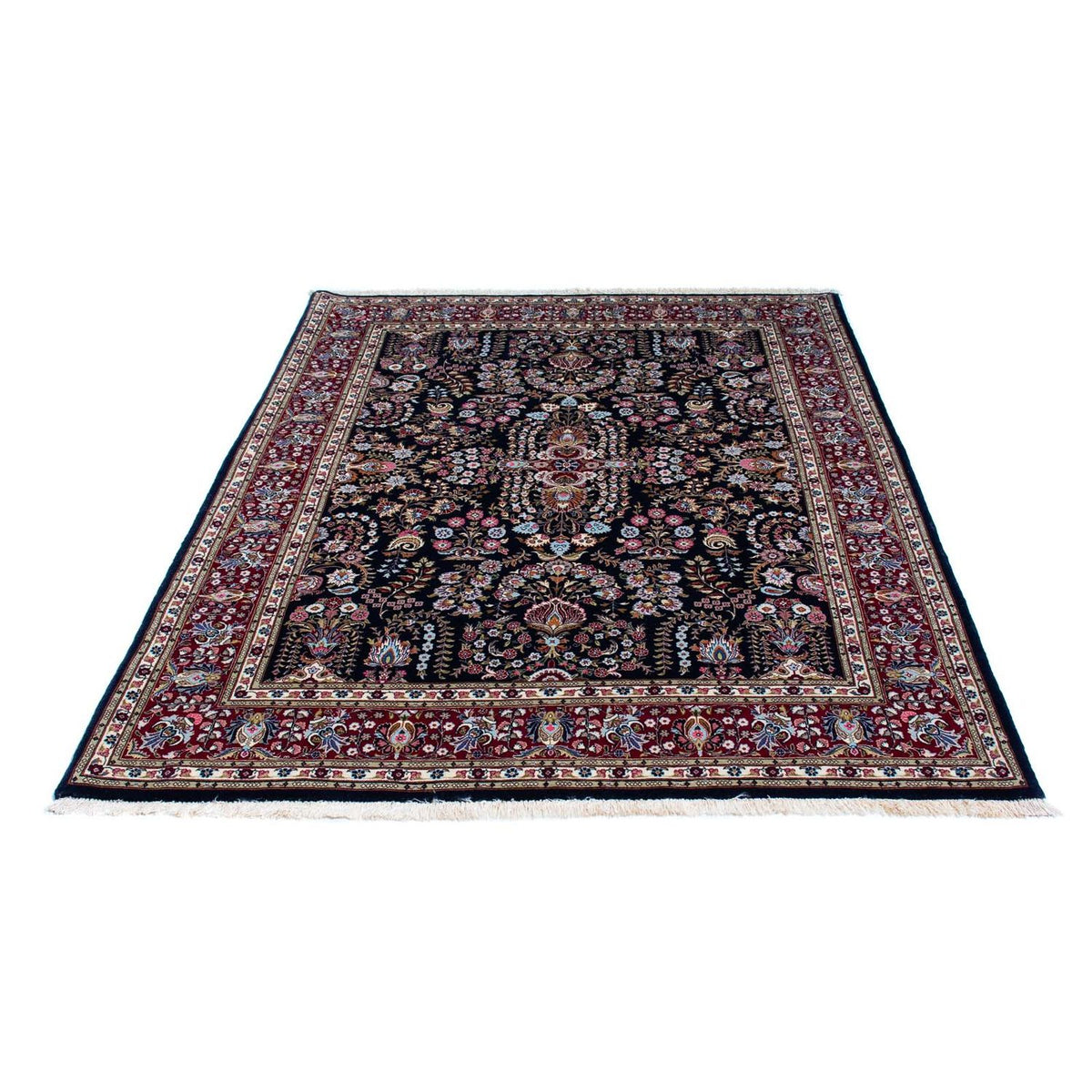 Perser Rug - Ghom - 193 x 141 cm - dark blue