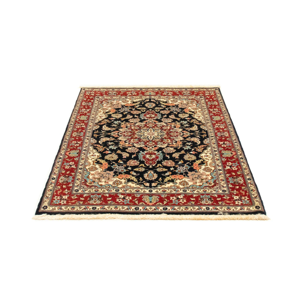 Perser Rug - Ghom - 147 x 101 cm - black