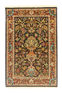 Perser Rug - Ghom - 153 x 102 cm - black