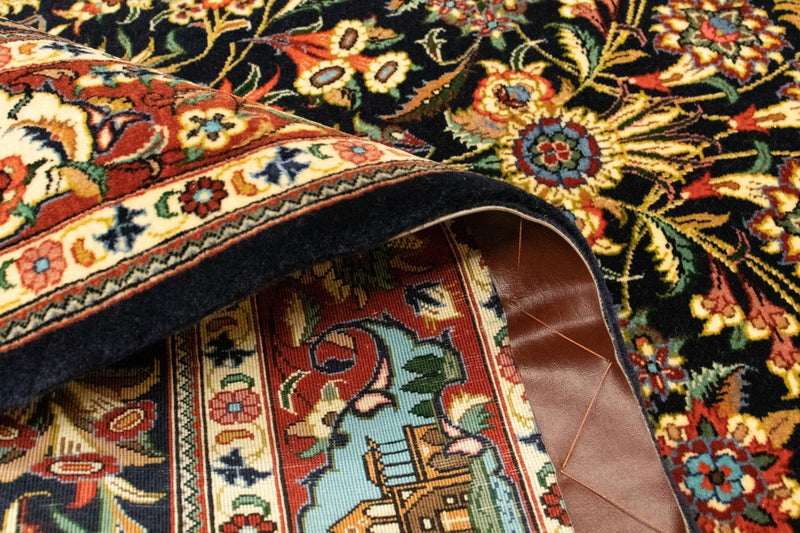 Perser Rug - Ghom - 153 x 102 cm - black